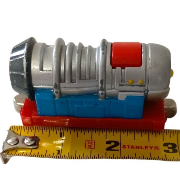 Thomas Wooden Railway Jet Engine Train 2004 Gullane Limited Learning Curve Metal - Picture 3 of 15